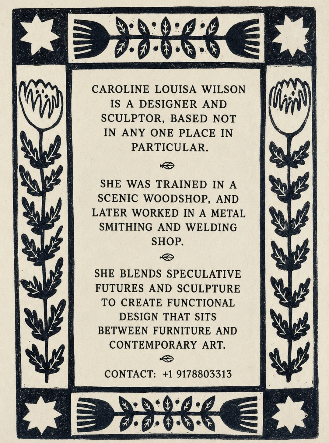 About Caroline Louisa Wilson